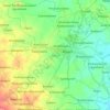 Mapa topográfico Rajam, altitude, relevo