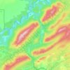 Mapa topográfico Романовское сельское поселение, altitude, relevo