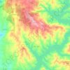 Mapa topográfico Serra, altitude, relevo