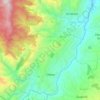 Mapa topográfico Chima, altitude, relevo