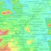 Mapa topográfico Kurabalakota, altitude, relevo