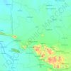 Mapa topográfico Holagunda, altitude, relevo