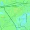 Mapa topográfico Vishwas Nagar, altitude, relevo