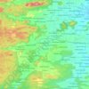 Mapa topográfico Bangarupalem, altitude, relevo