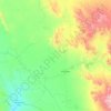 Mapa topográfico Poanas, altitude, relevo