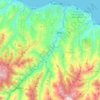 Mapa topográfico Ortahisar, altitude, relevo