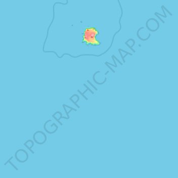 Mapa topográfico Ilhas Selvagens, altitude, relevo