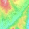 Mapa topográfico Seara Velha, altitude, relevo