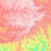 Mapa topográfico Água Doce, altitude, relevo