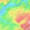 Mapa topográfico Stembert, altitude, relevo