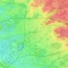 Mapa topográfico Zonhoven, altitude, relevo