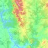Mapa topográfico São Luís, altitude, relevo