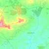 Mapa topográfico Vale de Prazeres e Mata da Rainha, altitude, relevo