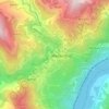 Mapa topográfico São Nicolau, altitude, relevo