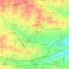 Mapa topográfico TiruppurNorth, altitude, relevo
