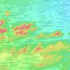 Mapa topográfico Ramachandrapuram, altitude, relevo