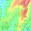 Mapa topográfico Carreira, altitude, relevo