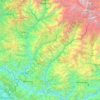 Mapa topográfico Ramechhap, altitude, relevo