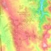 Mapa topográfico Paio Mendes, altitude, relevo