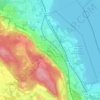 Mapa topográfico Dormelletto, altitude, relevo
