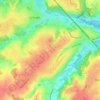 Mapa topográfico 1332, altitude, relevo