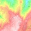 Mapa topográfico Felgueiras, altitude, relevo