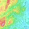 Mapa topográfico Mercurey, altitude, relevo