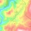 Mapa topográfico Pombal, altitude, relevo