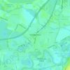 Mapa topográfico Shepperton, altitude, relevo