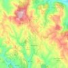 Mapa topográfico Arranhó, altitude, relevo