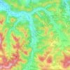 Mapa topográfico Dun, altitude, relevo