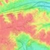 Mapa topográfico Rose Hill, altitude, relevo