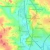 Mapa topográfico Bramford, altitude, relevo
