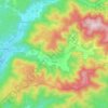 Mapa topográfico Fresse, altitude, relevo