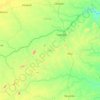 Mapa topográfico Eráti, altitude, relevo