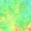 Mapa topográfico Cretas / Queretes, altitude, relevo