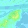 Mapa topográfico Тельвиска, altitude, relevo