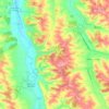 Mapa topográfico Biran, altitude, relevo