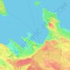 Mapa topográfico Tallinn, altitude, relevo