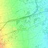 Mapa topográfico Airasca, altitude, relevo