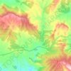Mapa topográfico Tolva / Tolba, altitude, relevo