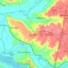 Mapa topográfico Travassô, altitude, relevo