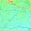Mapa topográfico Sakti, altitude, relevo