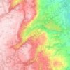 Mapa topográfico Mulmur, altitude, relevo