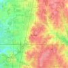 Mapa topográfico Prosper, altitude, relevo