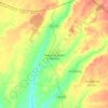 Mapa topográfico Fuente de Pedro Naharro, altitude, relevo