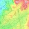 Mapa topográfico Braga (São Vítor), altitude, relevo