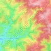 Mapa topográfico Heppenbach, altitude, relevo