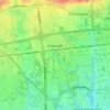 Mapa topográfico Holtsville, altitude, relevo