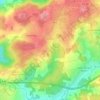 Mapa topográfico Repeses, altitude, relevo